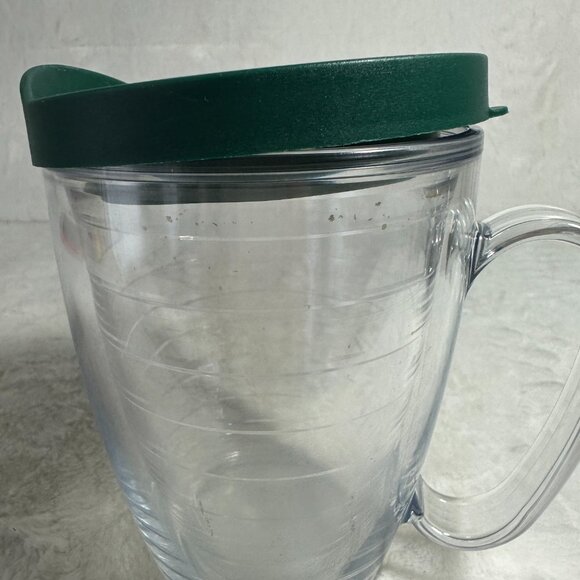 Tervis Tumbler Coffee Tea mug with handle and Green lid 16 oz - Picture 6 of 6